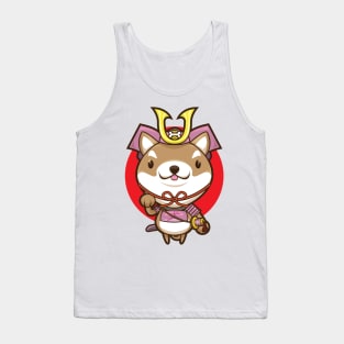 Samurai Shiba inu Tank Top